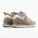 кроссовки New Balance 574 Mid x Stone Island Light Brown Winter