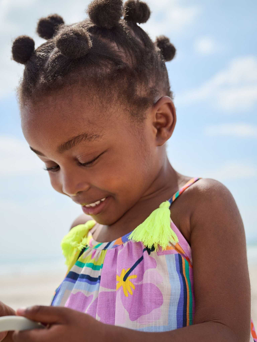 Комбинезон летний для девочки Next AC9-277, Розовый, Салатовый