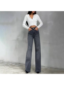 Джинсы леопардовые