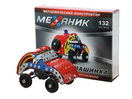 Металлический конструктор Механик «Машинка»
