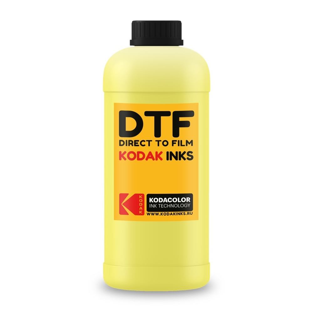 Пигментные DTF чернила Kodak Yellow, 1кг