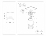 Накладной светильник Ambrella Light TN TN6571