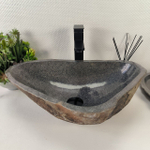 Раковина из речного камня RS-64857 55*37*15 0857