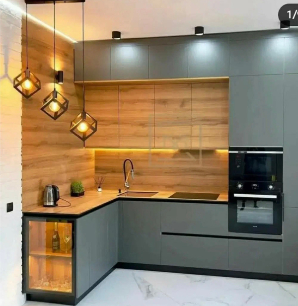 Примеры современных кухонь в дизайне из интернета