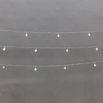 Гирлянда светодиодная Шарики 5м, 20LED, IP20, прозрачный провод, свечение мульти (RG/RB), мигание, 2