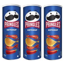 Чипсы картофельные Pringles Кетчуп 165 г 3 шт