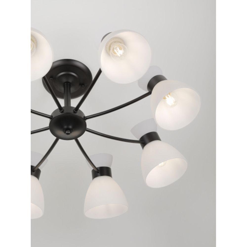 Люстра Rivoli Aemilia 9185-308 8хЕ27 60 Вт модерн | Лайт