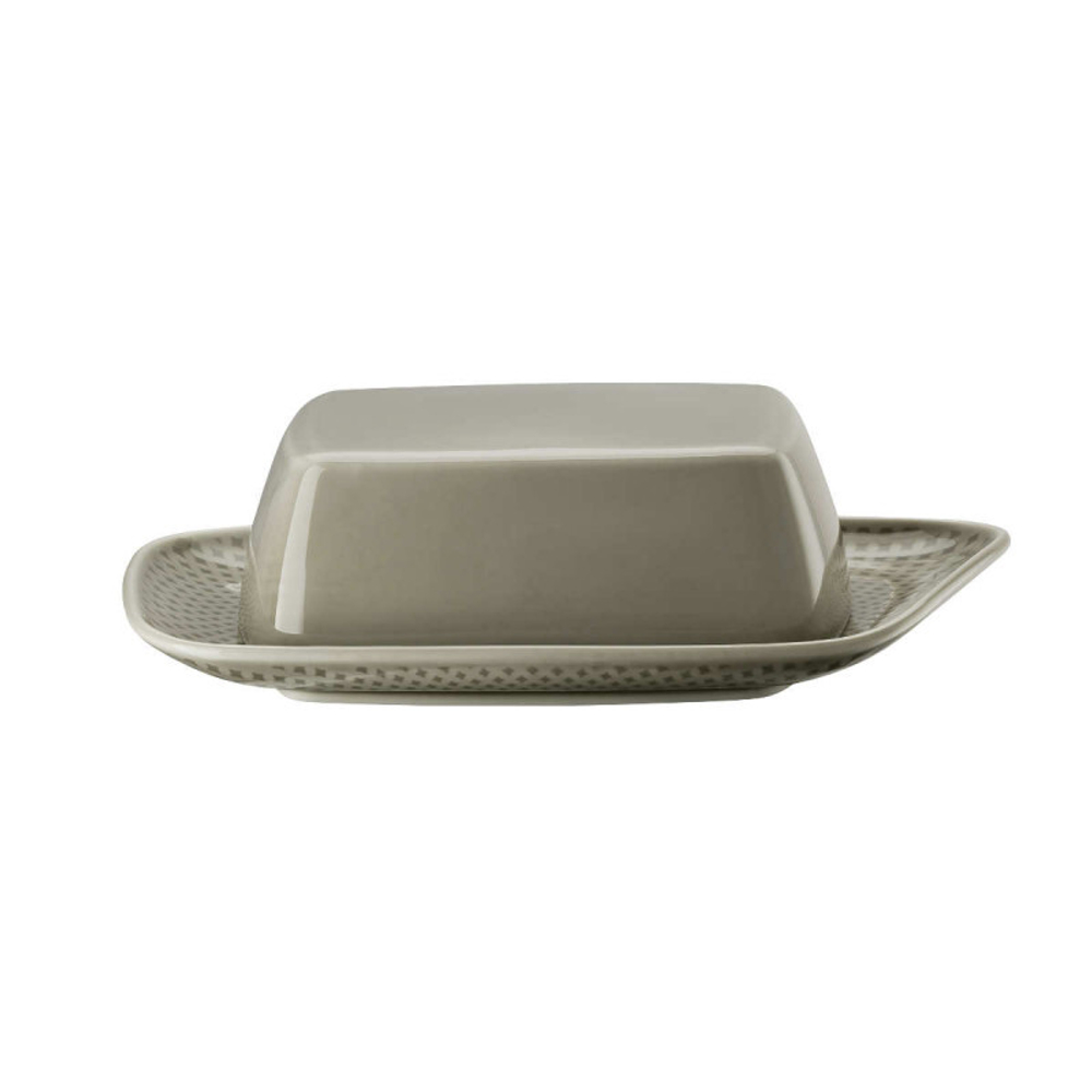 Rosenthal Junto Pearl Grey - Фарфор Маслёнка 250 g