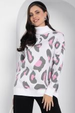 Джемпер Лоренсия (бело-розовый) Б12701-18 LT Collection