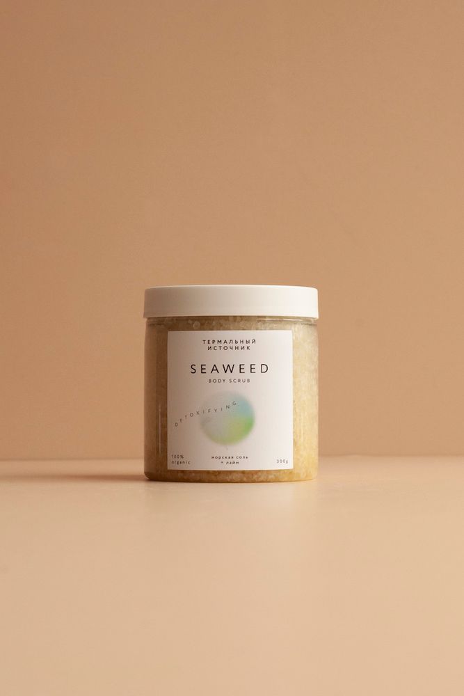 SEAWEED скраб для тела МОРСКАЯ СОЛЬ + ЛАЙМ, 300 г / Termaly