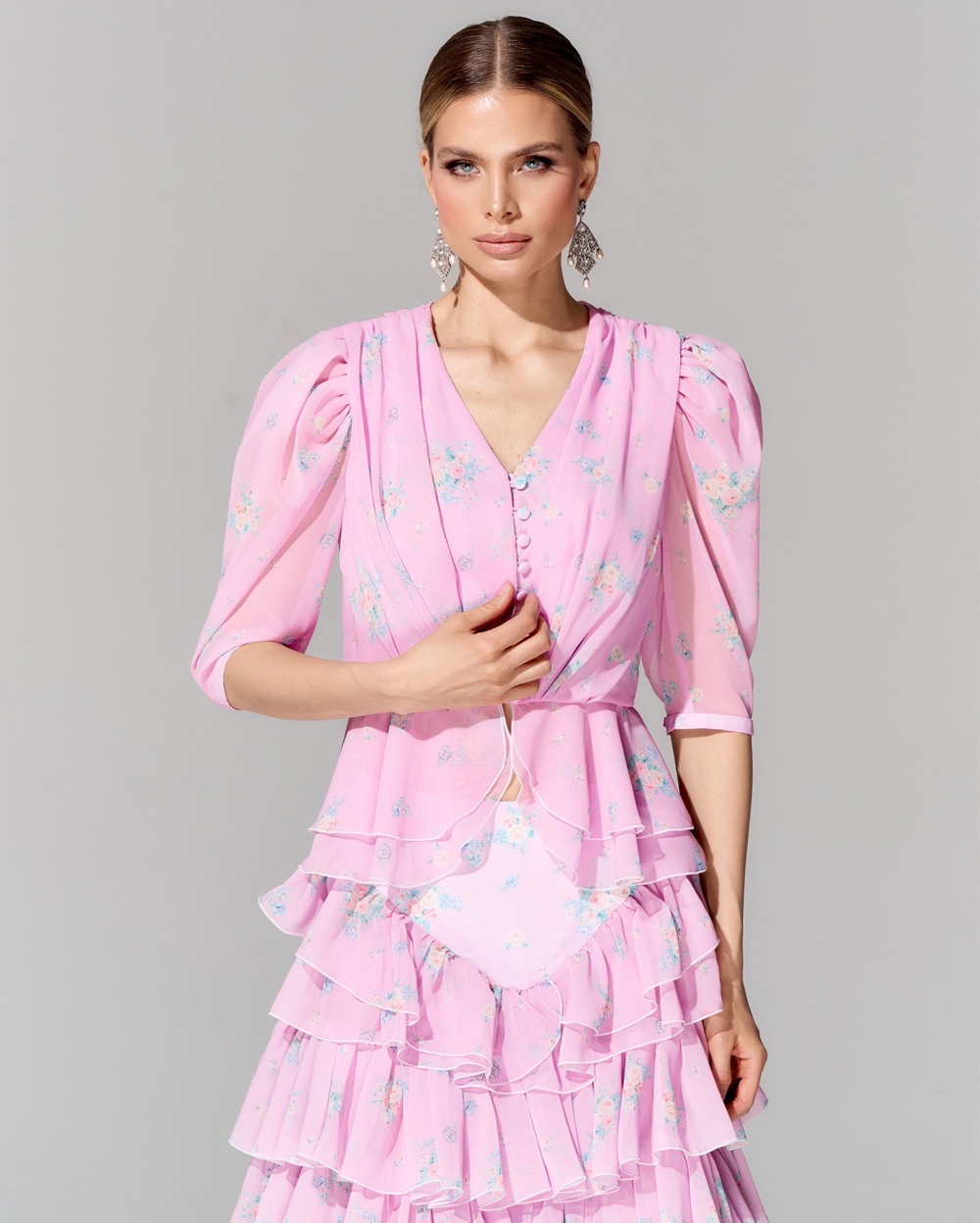 Блуза из премиального шифона