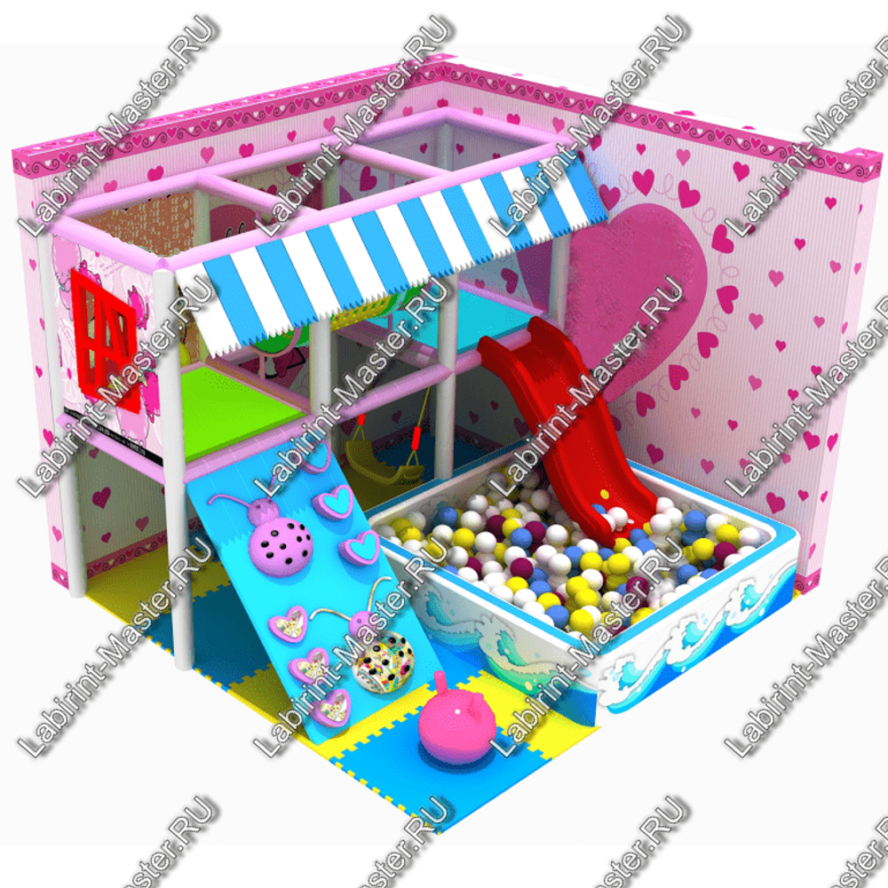 Детский игровой лабиринт "Привет, киска!"