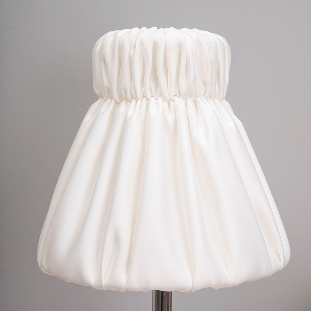 Настольная лампа Белла Белый с абажуром Адель Бланко