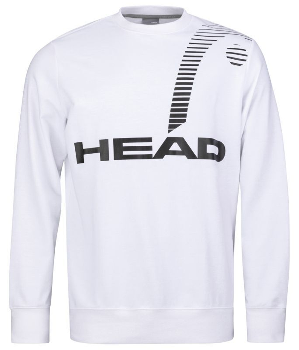 Мужская теннисная кофта Head Rally Sweatshirt M - white