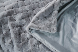 Плед 160х220 Sofi De MarkO Бернард светло-серый