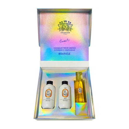 Набор Интенсивное питание и восстановление (шампунь 250 мл +маска 250 мл + эликсир 100 мл) GLOW LAB REPAIR