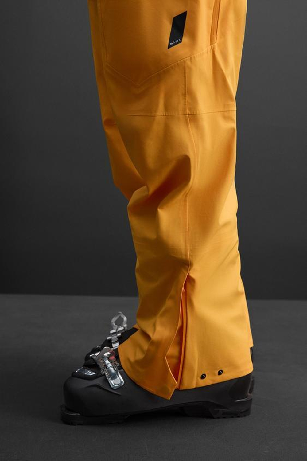 ZARA НЕПРОМОКАЕМЫЙ ЛЫЖНЫЙ КОМБИНЕЗОН, ЖЕЛТЫЙ
