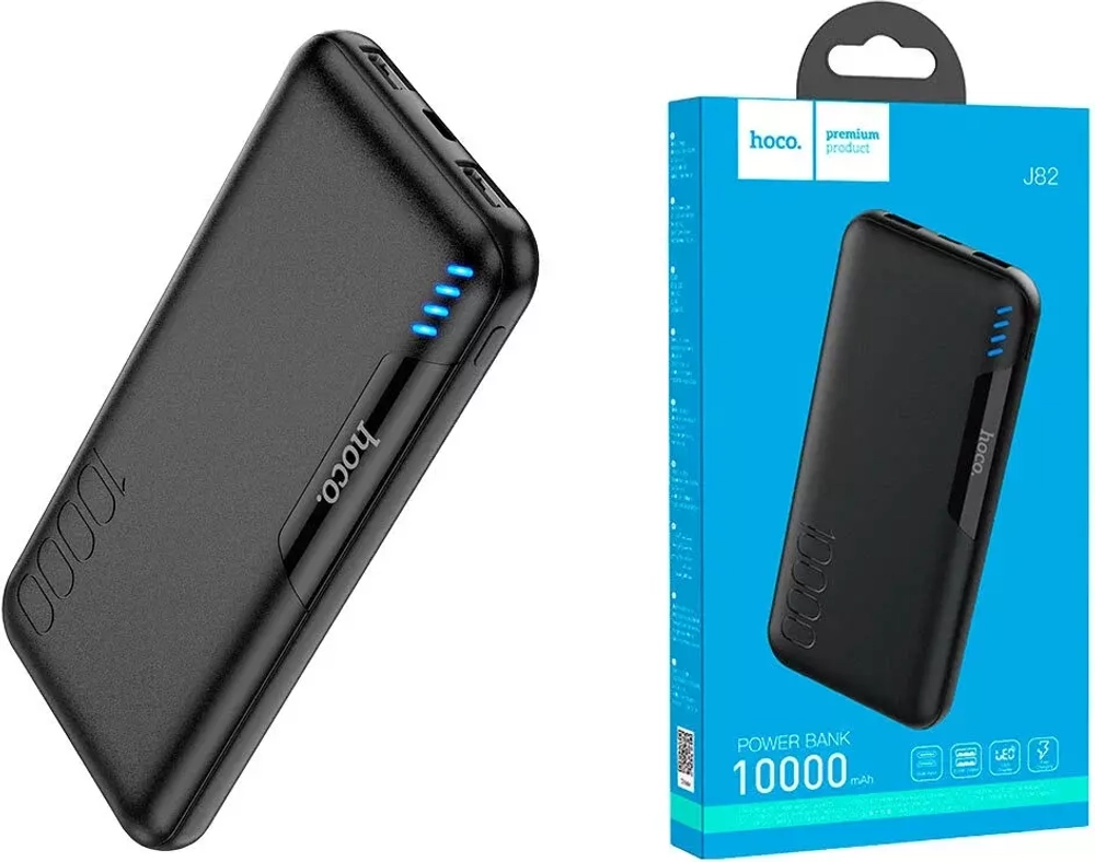 Портативный аккумулятор Hoco J82  Easylink 10000mAh черный