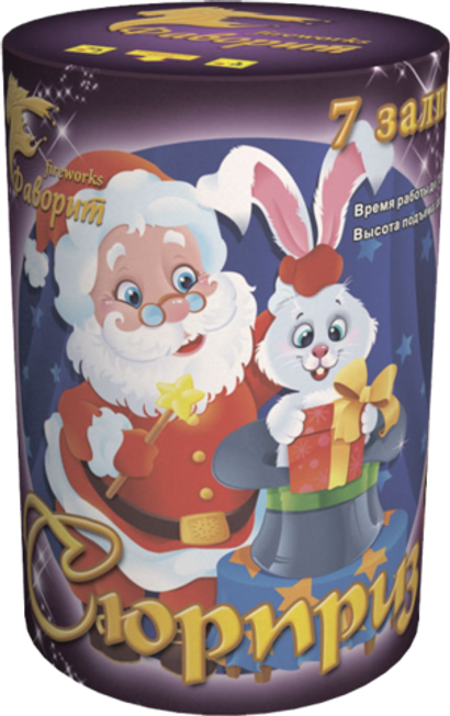 Батарея салютов "Сюрприз" 7 залпов 1 дюйм