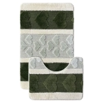 Коврик из полипропилена на латексной основе, L'CADESI LEMIS, 60см из 2 штук,3215 Зелен