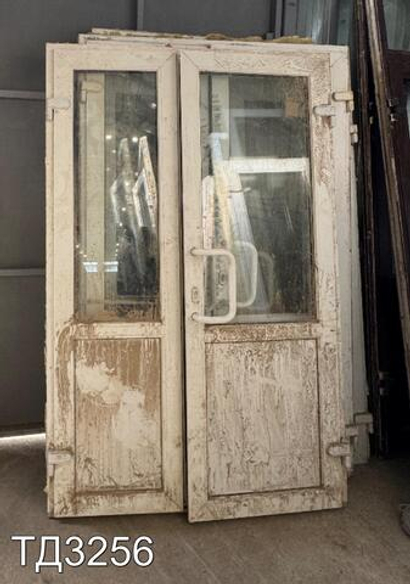 Дверь пластиковая входная Б/У 2250(в) x 1450(ш)