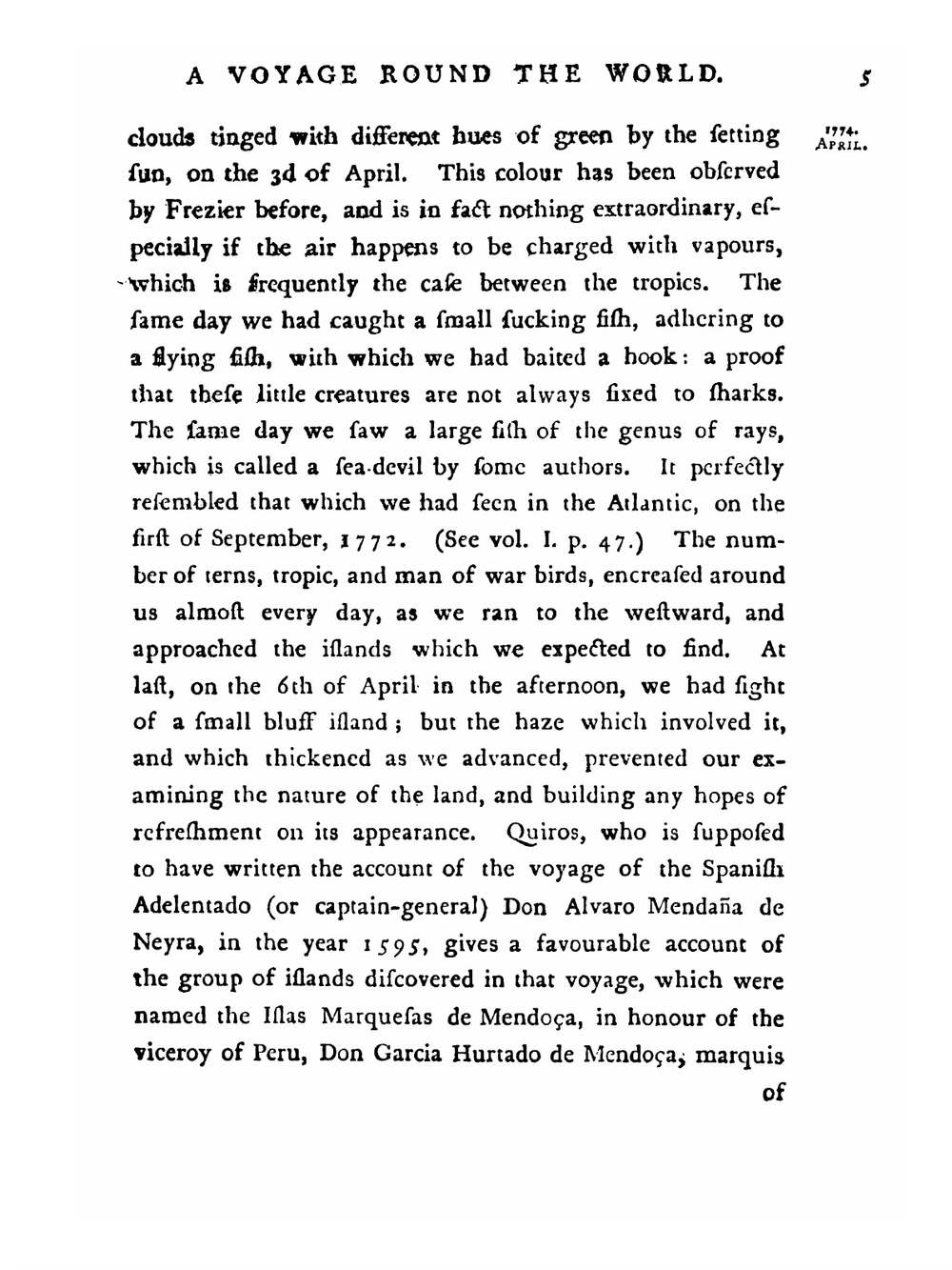 A voyage round the world. in His Britannic Majesty's Sloop, Resolution, commanded by Capt. James Cook, during the Years 1772, 3, 4, and 5. Volume 2 | George Forster