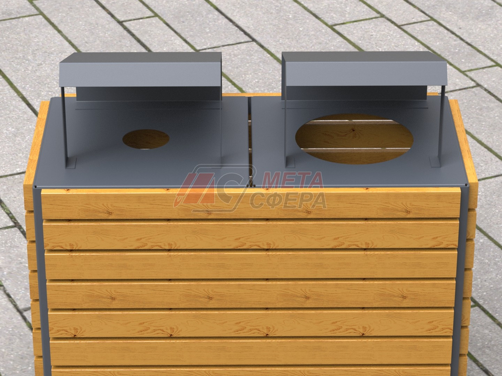 Урна Модерн для раздельного сбора мусора