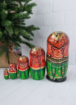 Матрешка "Виды города" 5 мест 15см