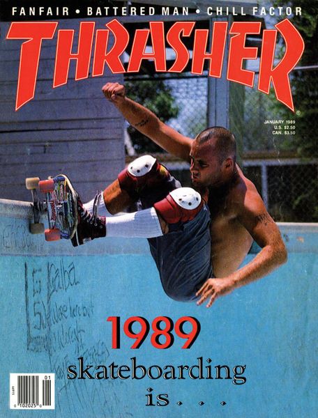 Thrasher skate mag January 1989