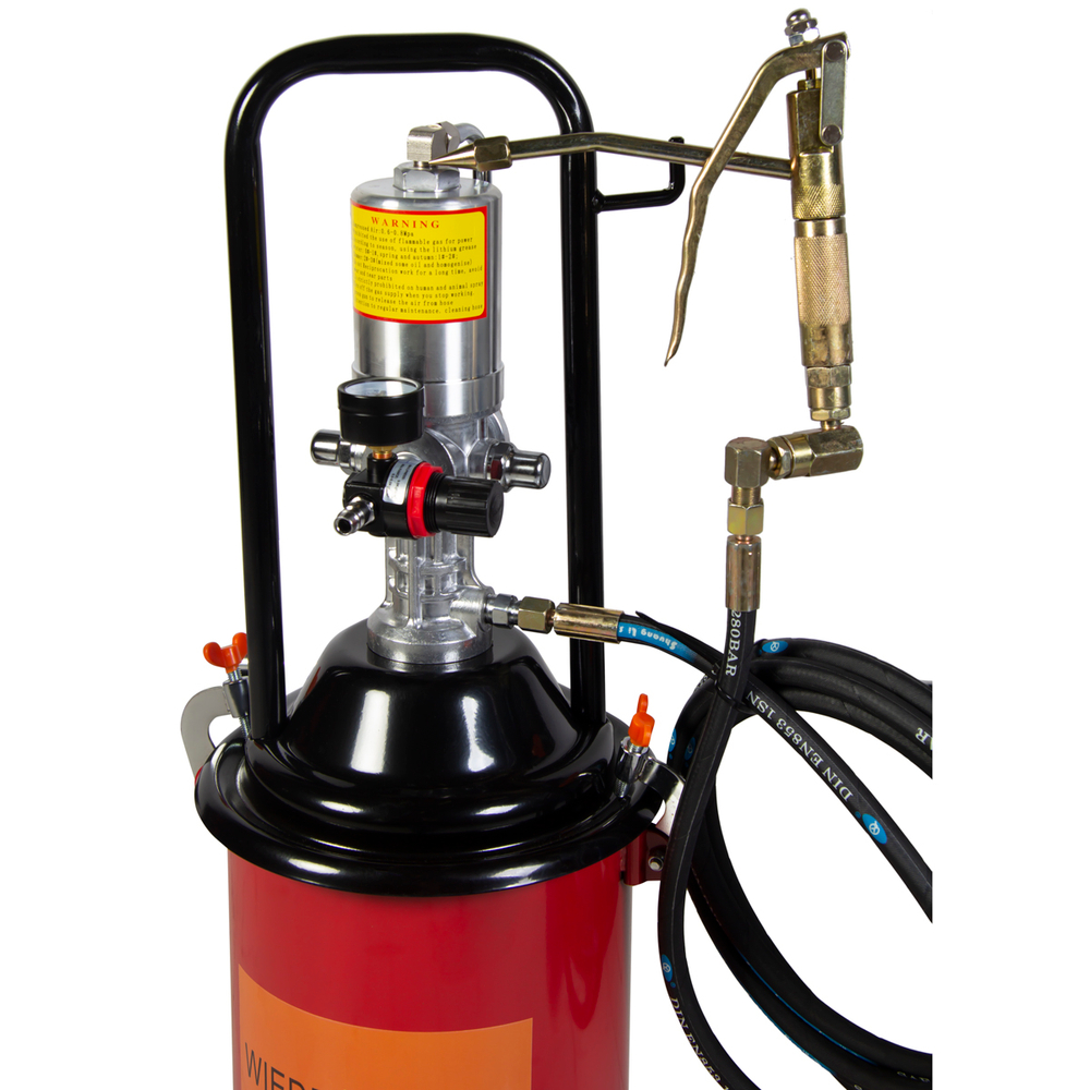 WDK-89814  Солидолонагнетатель пневматический для консистентных смазок. Ёмкость 13 л