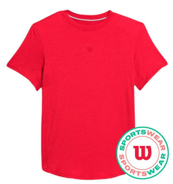 Мужская теннисная футболка Wilson Everyday Performance - красный