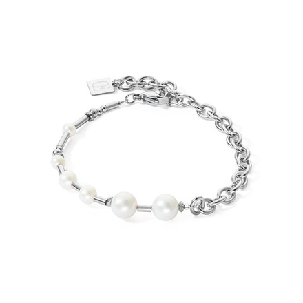 Браслет Coeur de Lion White-Silver 1121/30-1417