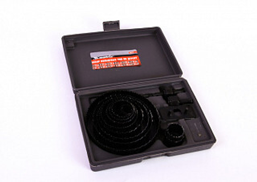 Набор кольцевых пил MATRIX по дереву,19-127 мм,12 предм. (70472)