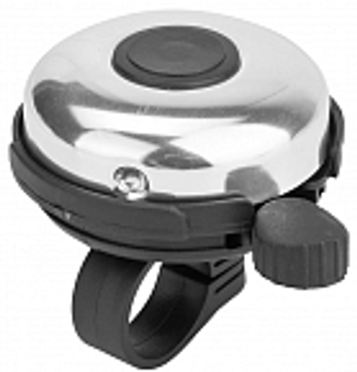 Звонок 41A-06 алюминий/пластик, чёрно-серебристый