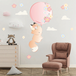 Стикеры ЛИСИЧКА НА ШАРИКЕ