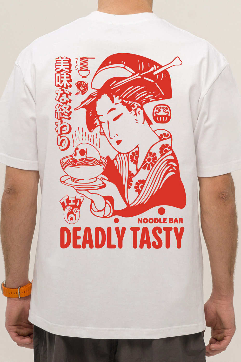 Футболка KUL'TURA "Deadly Tasty" Белый