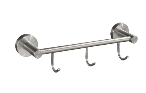 Вешалка GFmark 3 крючка нержавейка 80204