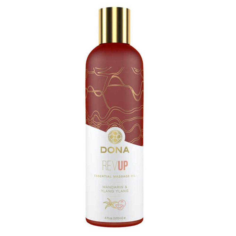 Массажное масло Dona с ароматом мандарина и иланг-иланга (120 мл) (Цвет: прозрачный)