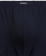 Мужские трусы шорты Atlantic, набор из 2 шт., хлопок, деним + темно-синие, 2RMH-007