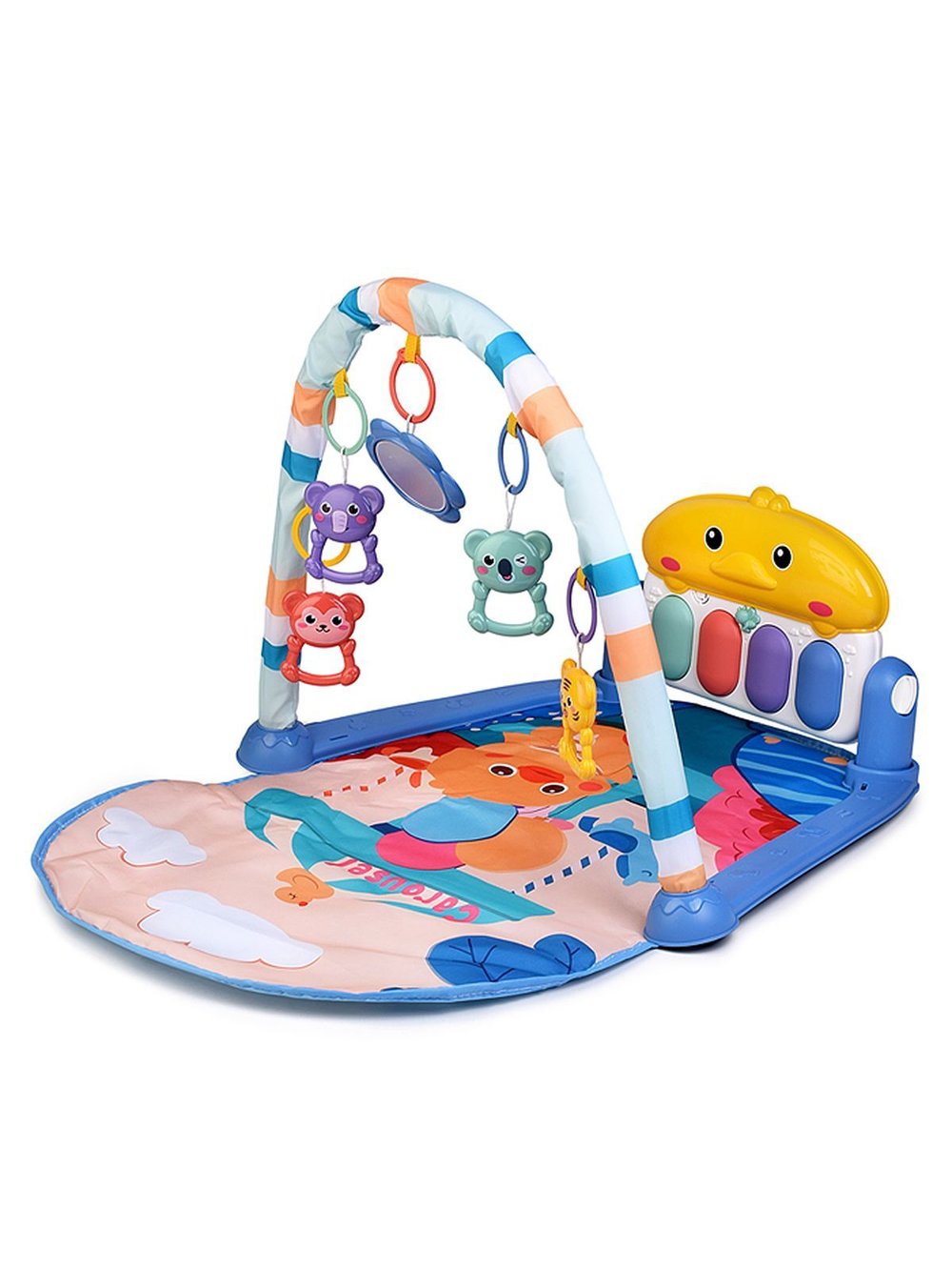 Коврик развивающий Забавный цыпленок со звуковым эффектом (698-93)