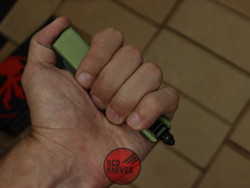 Нож Microtech Ultratech S/E - зеленая рукоять, стандартный сатин клинок RK-361