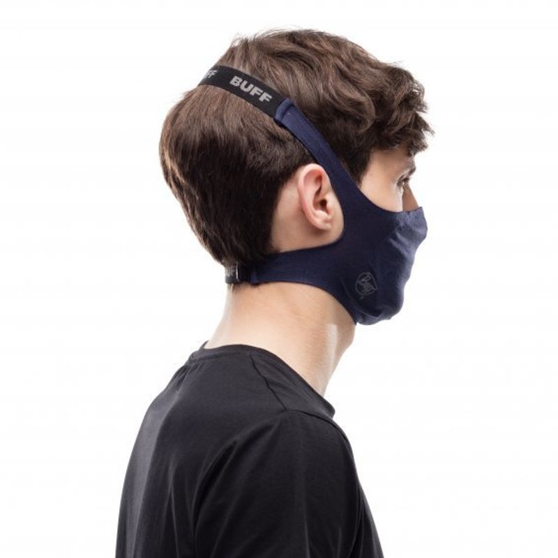 Маска защитная Buff Mask Solid Night Blue Фото 8