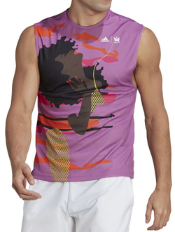 Теннисная футболка Adidas New York Unitefit Sleeveless Tee - semi pulse lilac