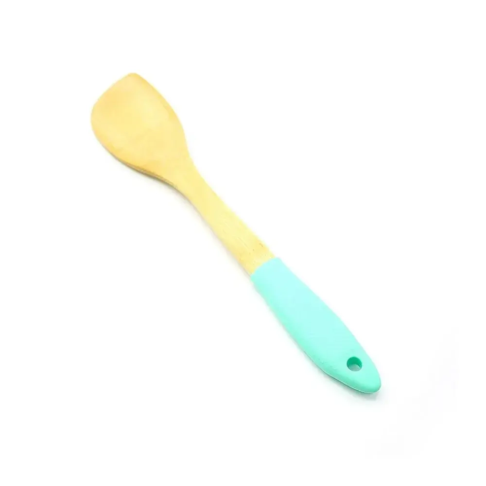 Лопатка кулинарная бамбук/силикон 30см