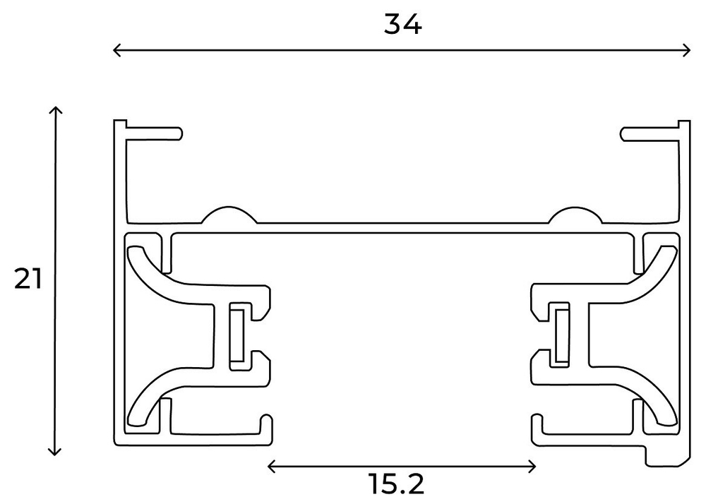 Трек накладной Hesby Lighting Skylite 0026