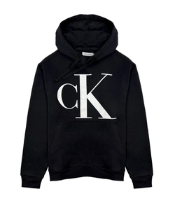 Худи Calvin Klein Monogram Logo Fleece Black