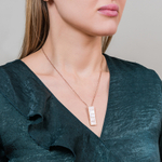 Колье Fiore Luna Пирамида SHELL ROSE BP02788-8 R/RG