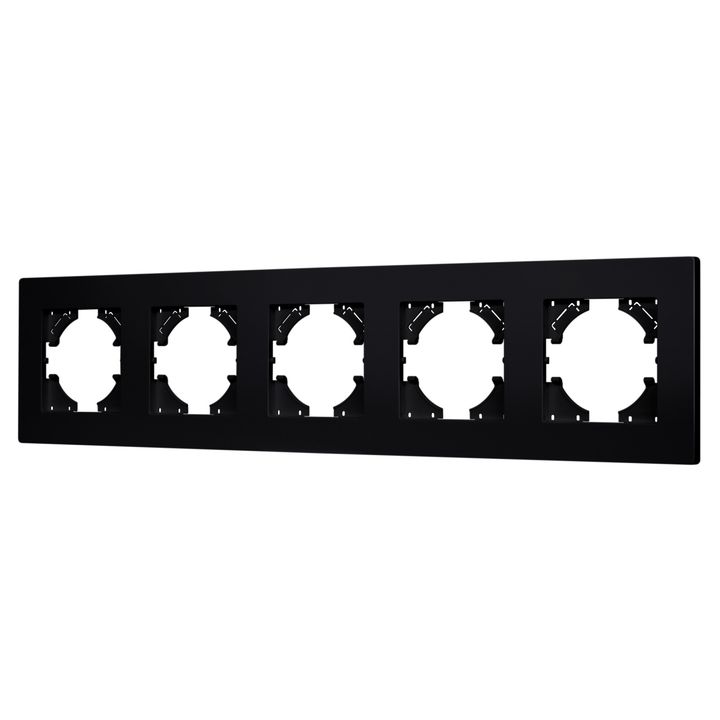 Рамка пластиковая FRM-PERIO-PL-5-BK Arlight 049763