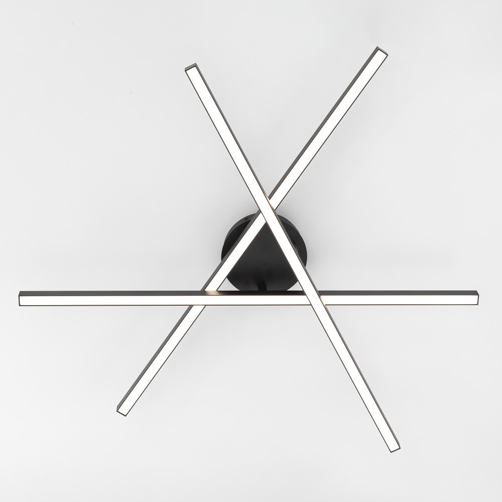 Citilux Стиг CL203131 LED Люстра потолочная с пультом Чёрная