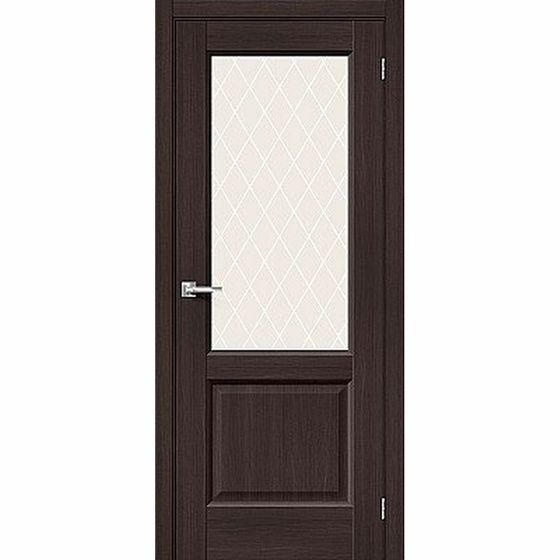 Купить Дверь экошпон Неоклассик-33 Wenge Melinga остеклённая